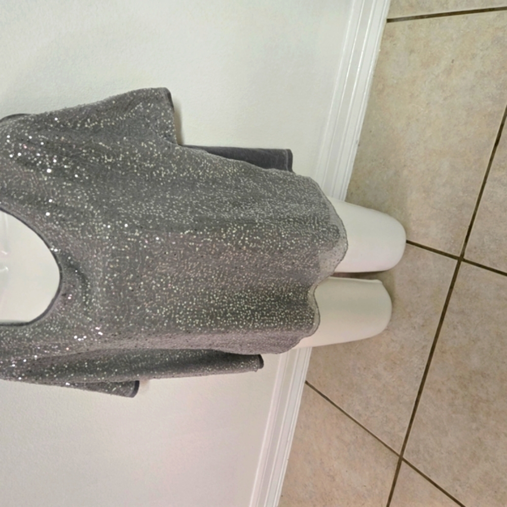 Sparkling Gray Top